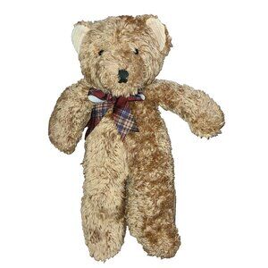Kensington Plush Bear Managerie 14 Inch Woth Bow Tie.